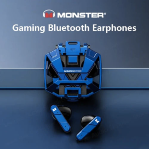 Monster Airmars XKT09 True Wireless Gaming Earbuds-Blue